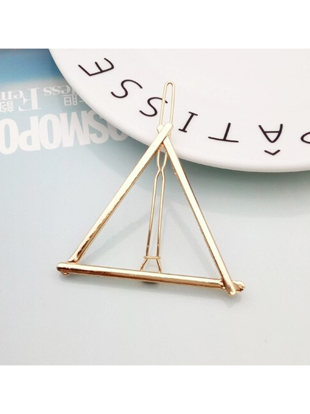 VAGHBHATT Women Gold-Toned Set of 4 Bobby Pins