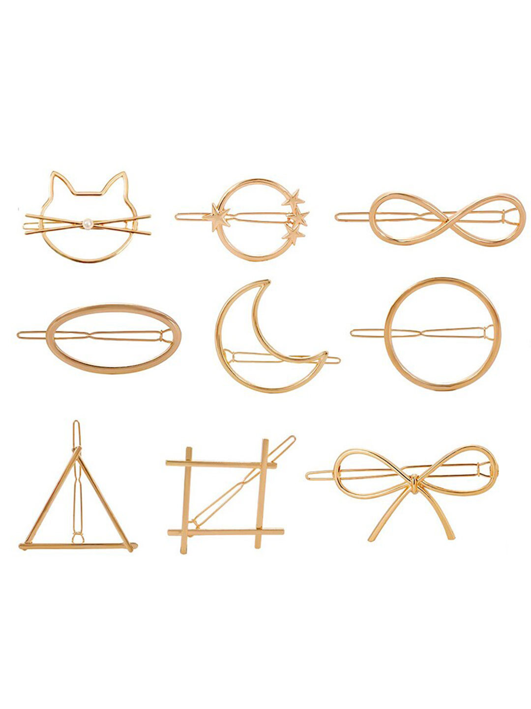 VAGHBHATT Women Gold-Toned Bobby Pins