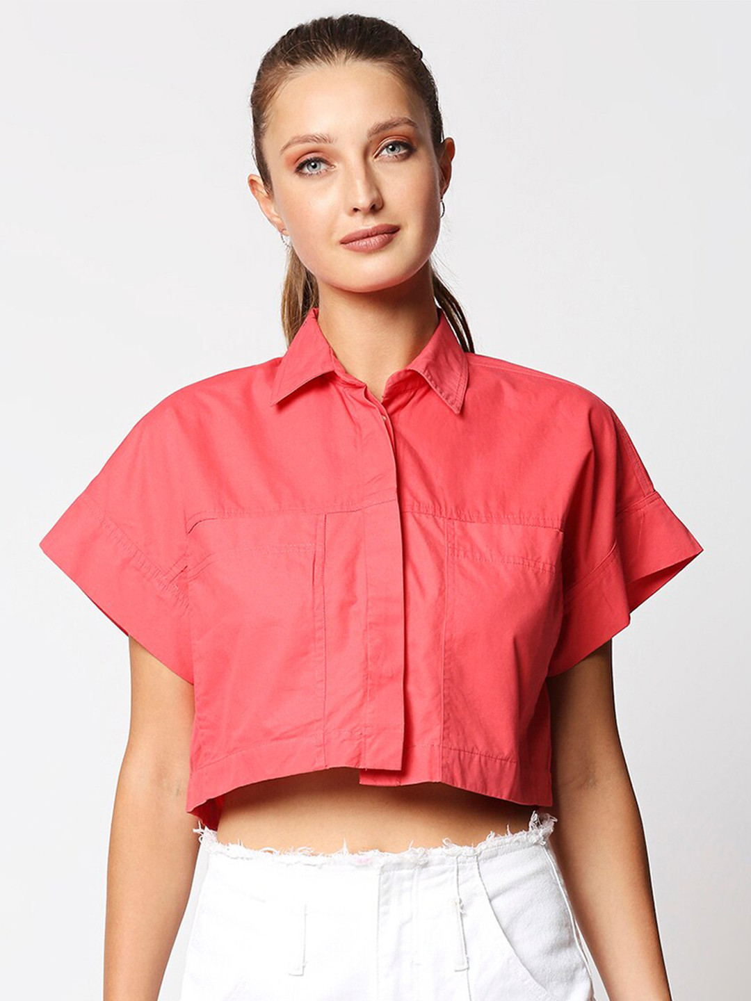 Remanika Women Red Comfort Casual Shirt