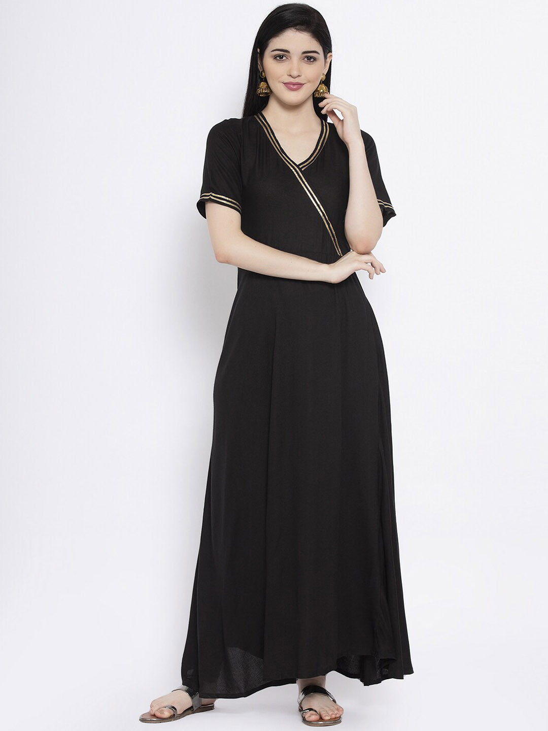 studio rasa Women Black Kurta
