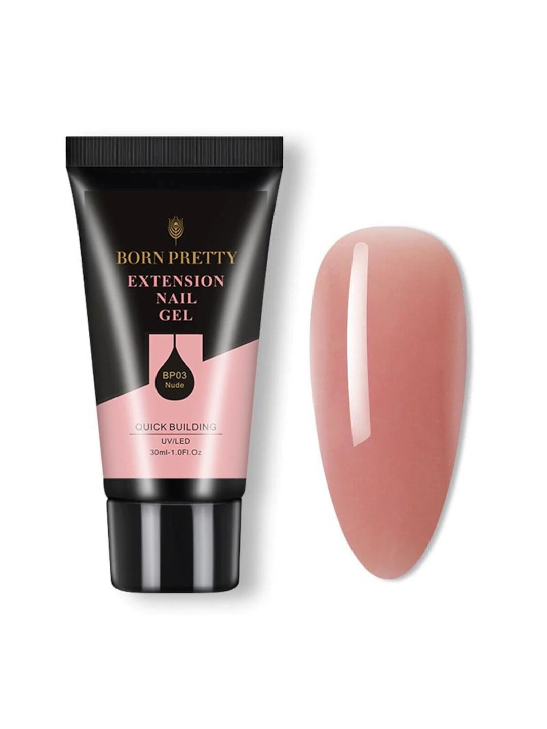 BORN PRETTY Fast Extension UV-LED Nail Gel 30ml - Nude BP03