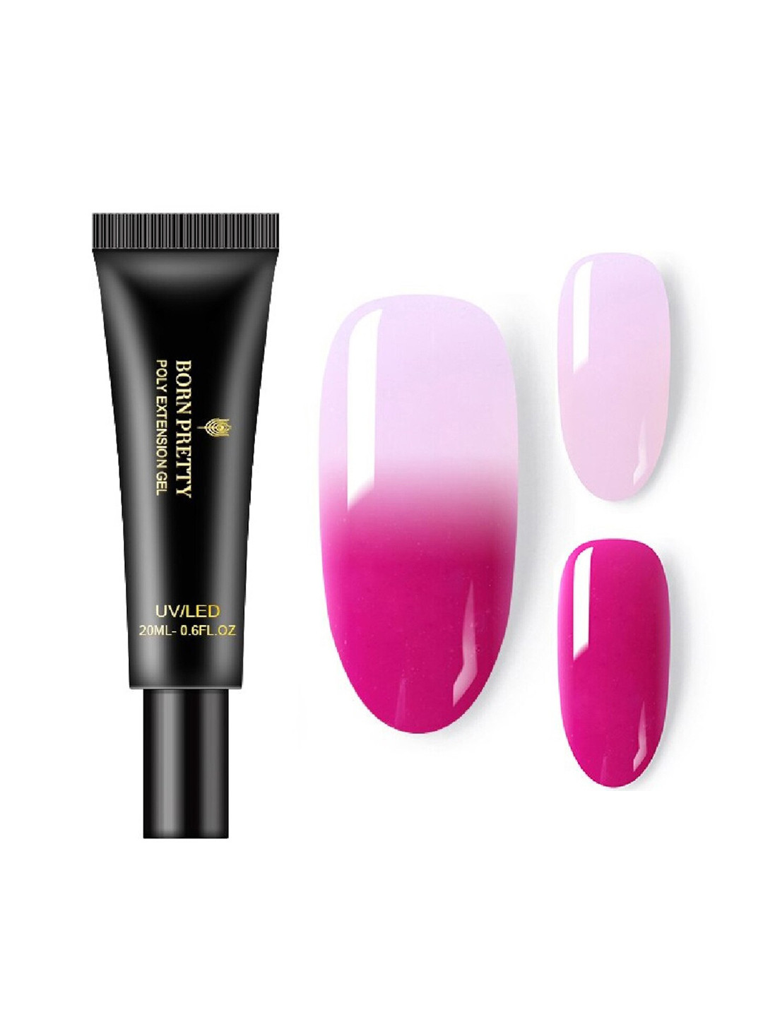 BORN PRETTY Thermal Colour Change UV-LED Poly Nail Extension Gel 20ml - TPG03