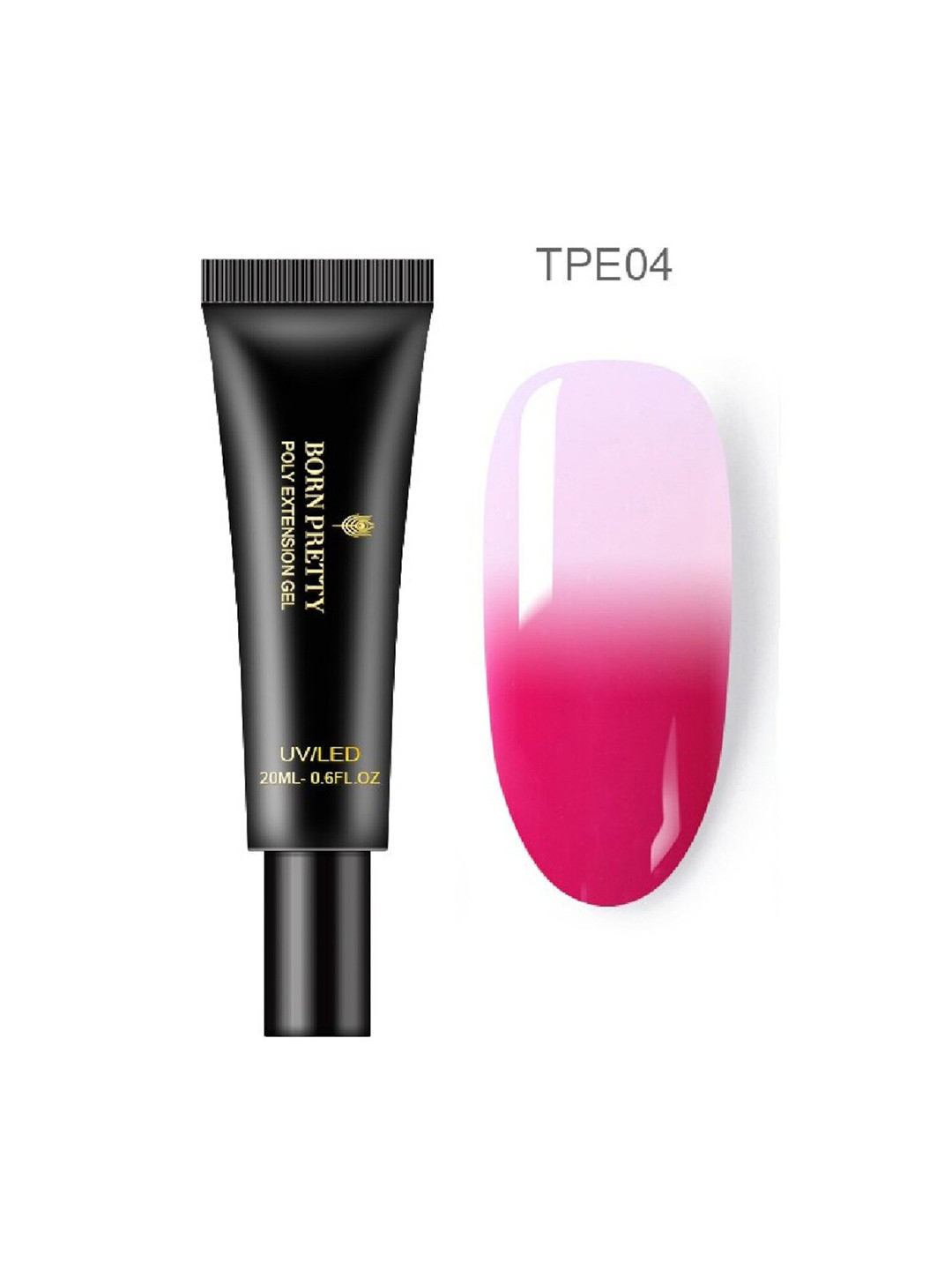 BORN PRETTY Thermal Colour Change UV-LED Poly Nail Extension Gel 20ml - TPG04