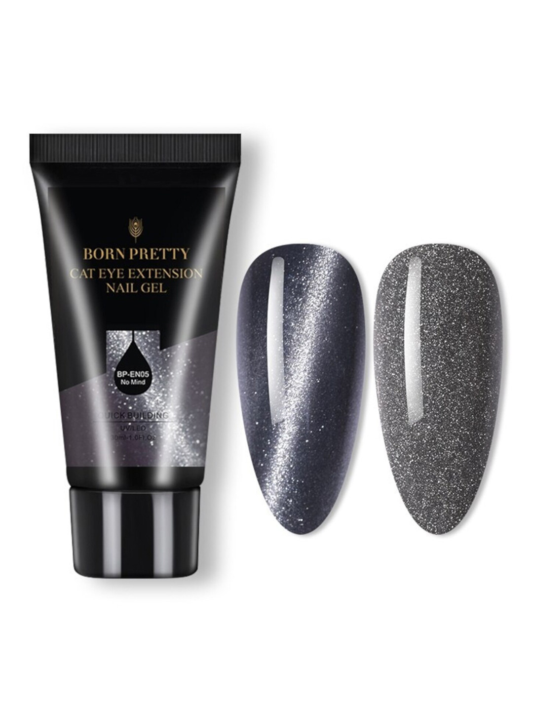 BORN PRETTY Cat Eye Magnetic Nail Extension Gel Acrylic Soak Off UV Gel Nail Polish - EN05