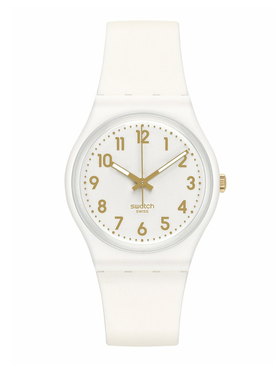 Swatch Unisex Embellished Dial & Straps Analogue Watch GW164