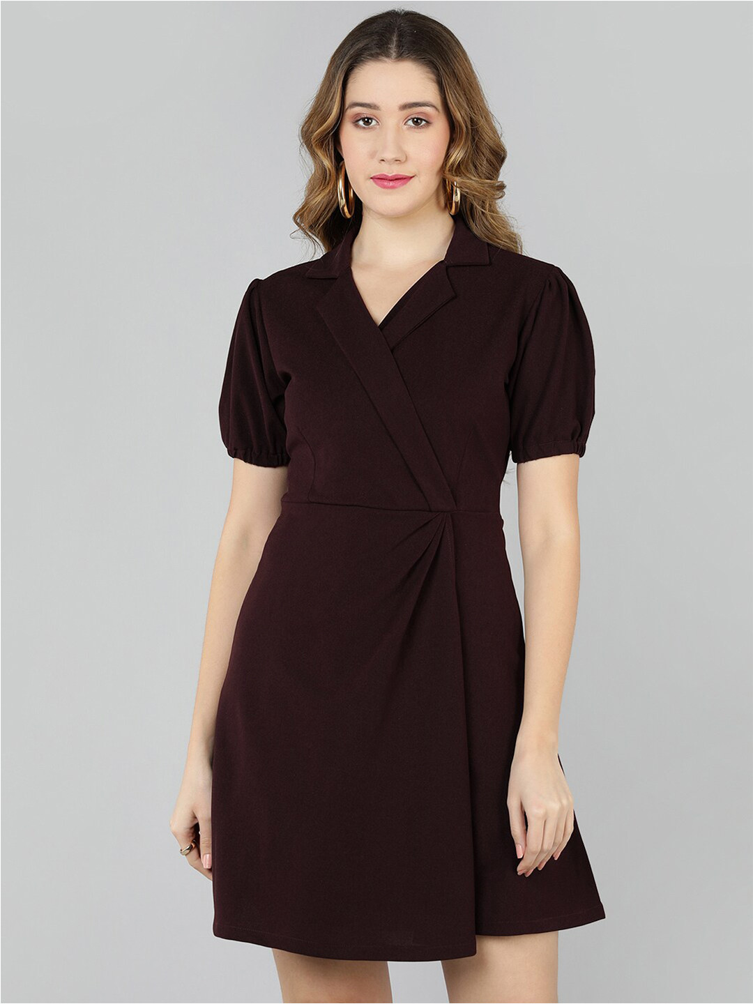 Golden Kite Burgundy Dress