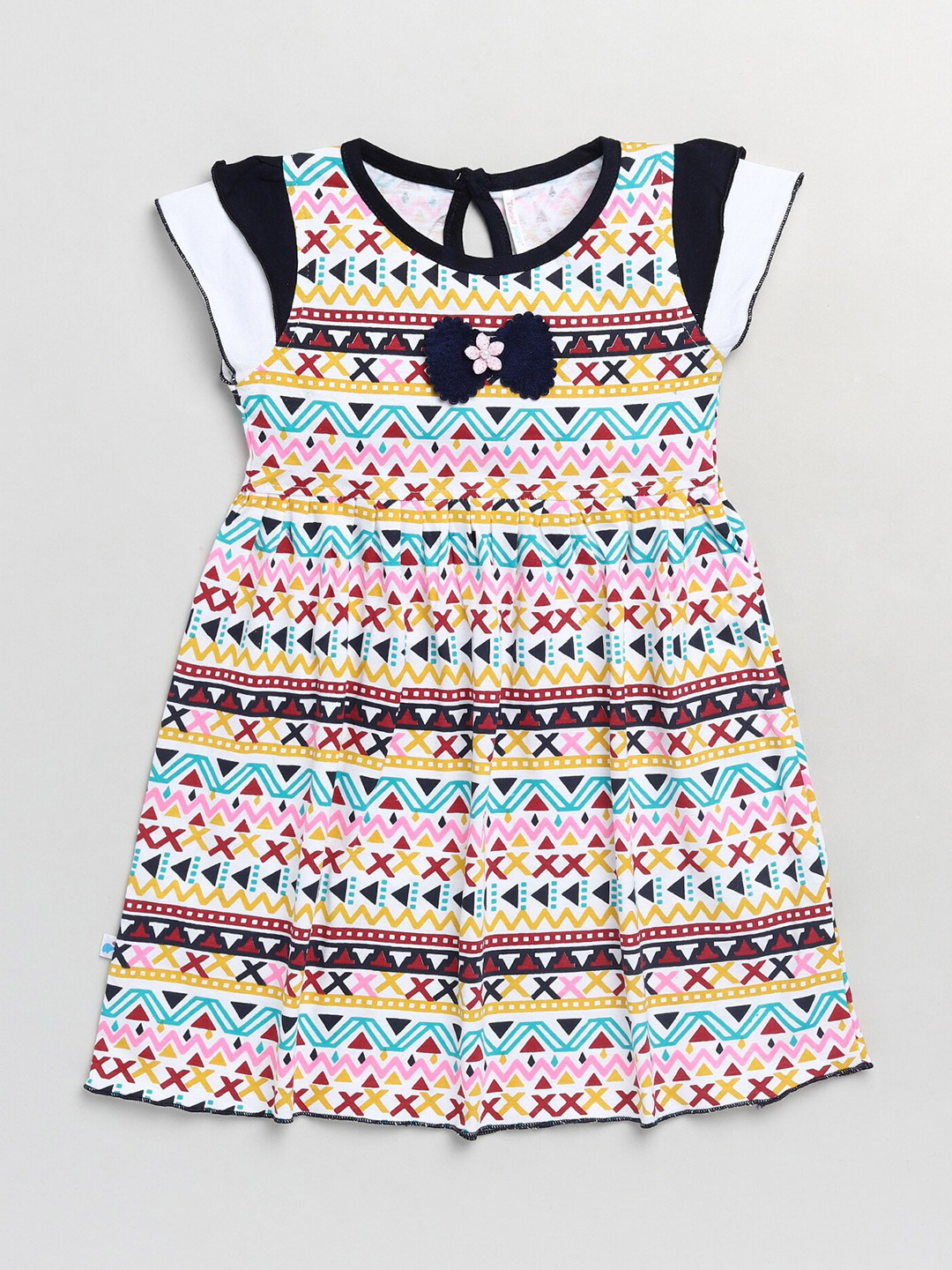 Toonyport Multicoloured Floral A-Line Dress