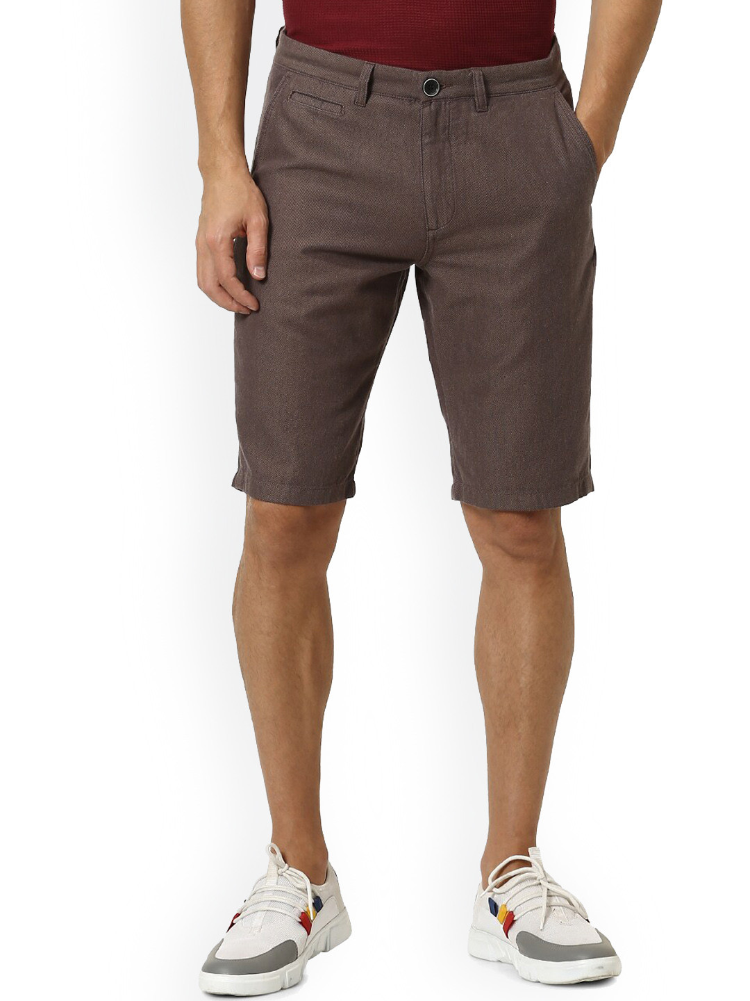 Celio Men Brown Chino Shorts