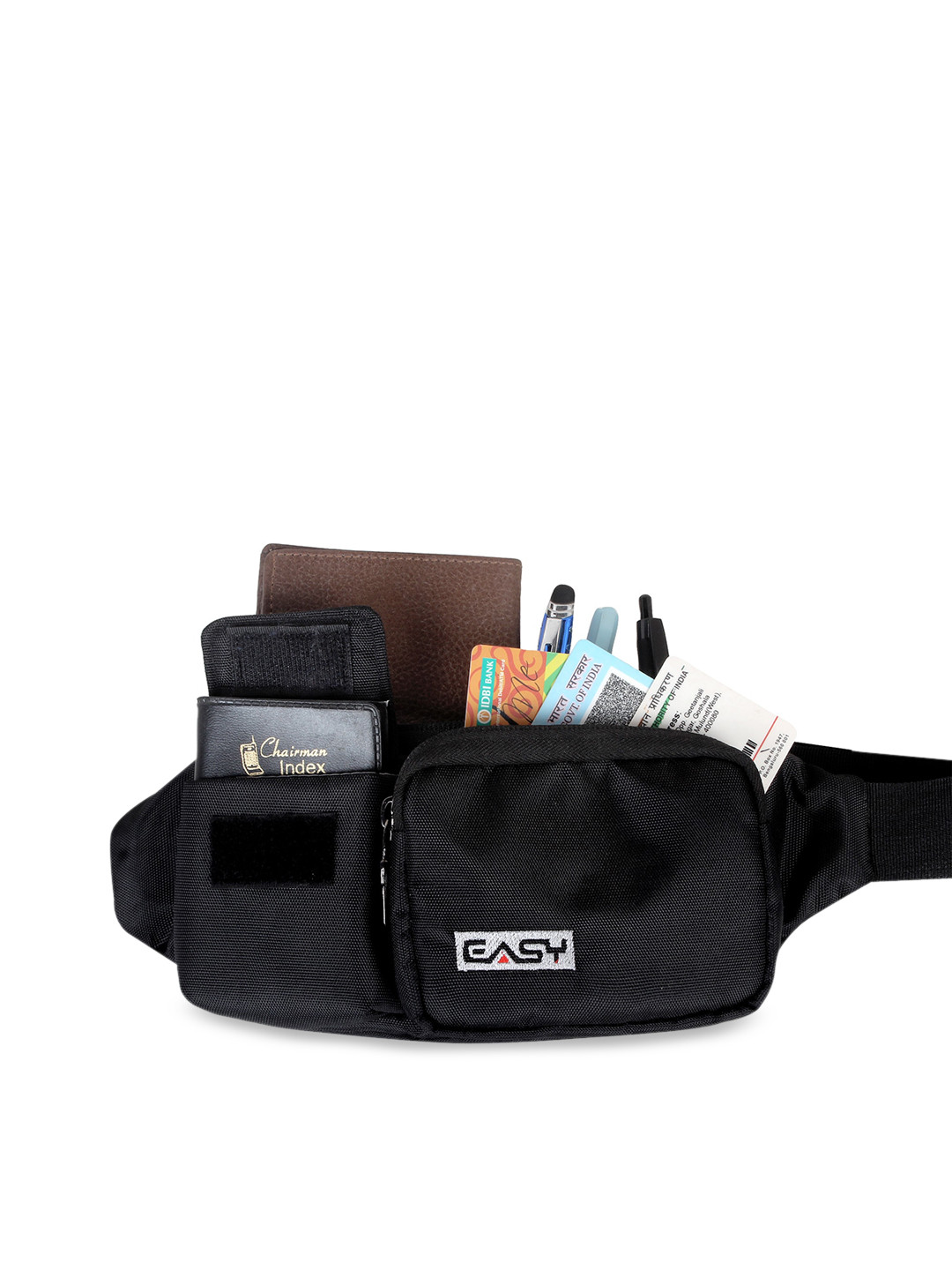 EASY Black Structured Sling Bag