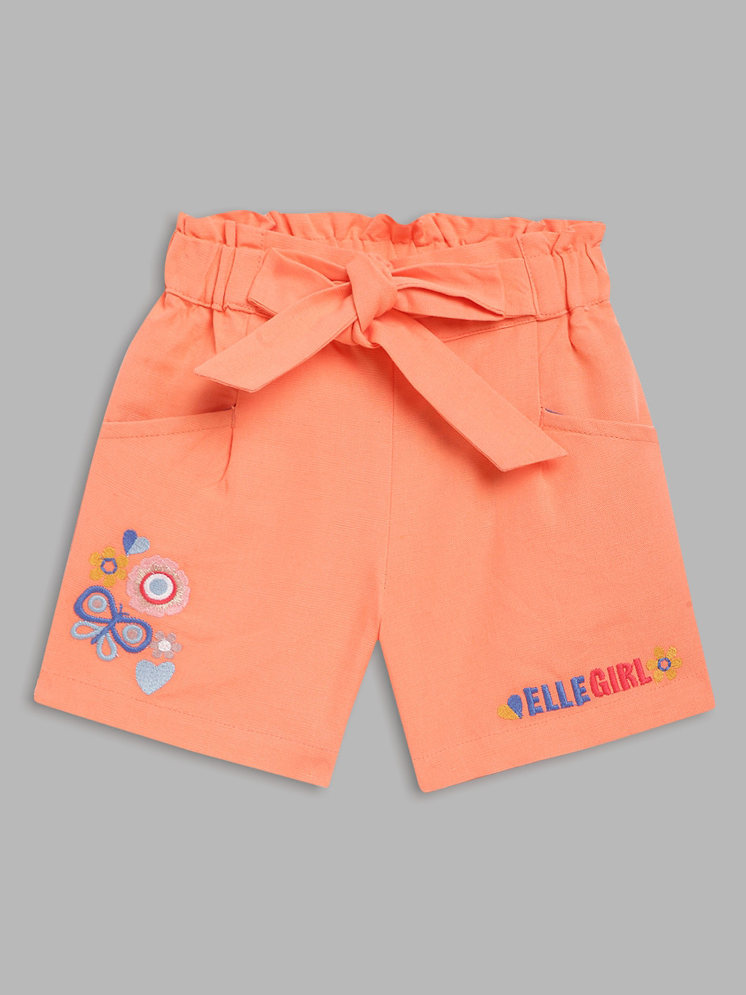ELLE Girls Orange Shorts