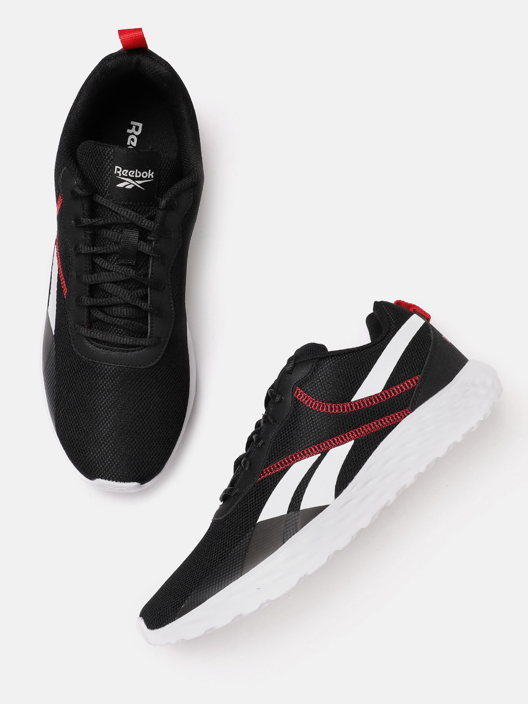 Reebok Men Woven Design Swift Run Running Shoes