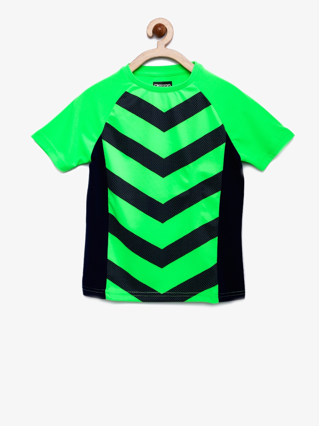 neon green kappa shirt