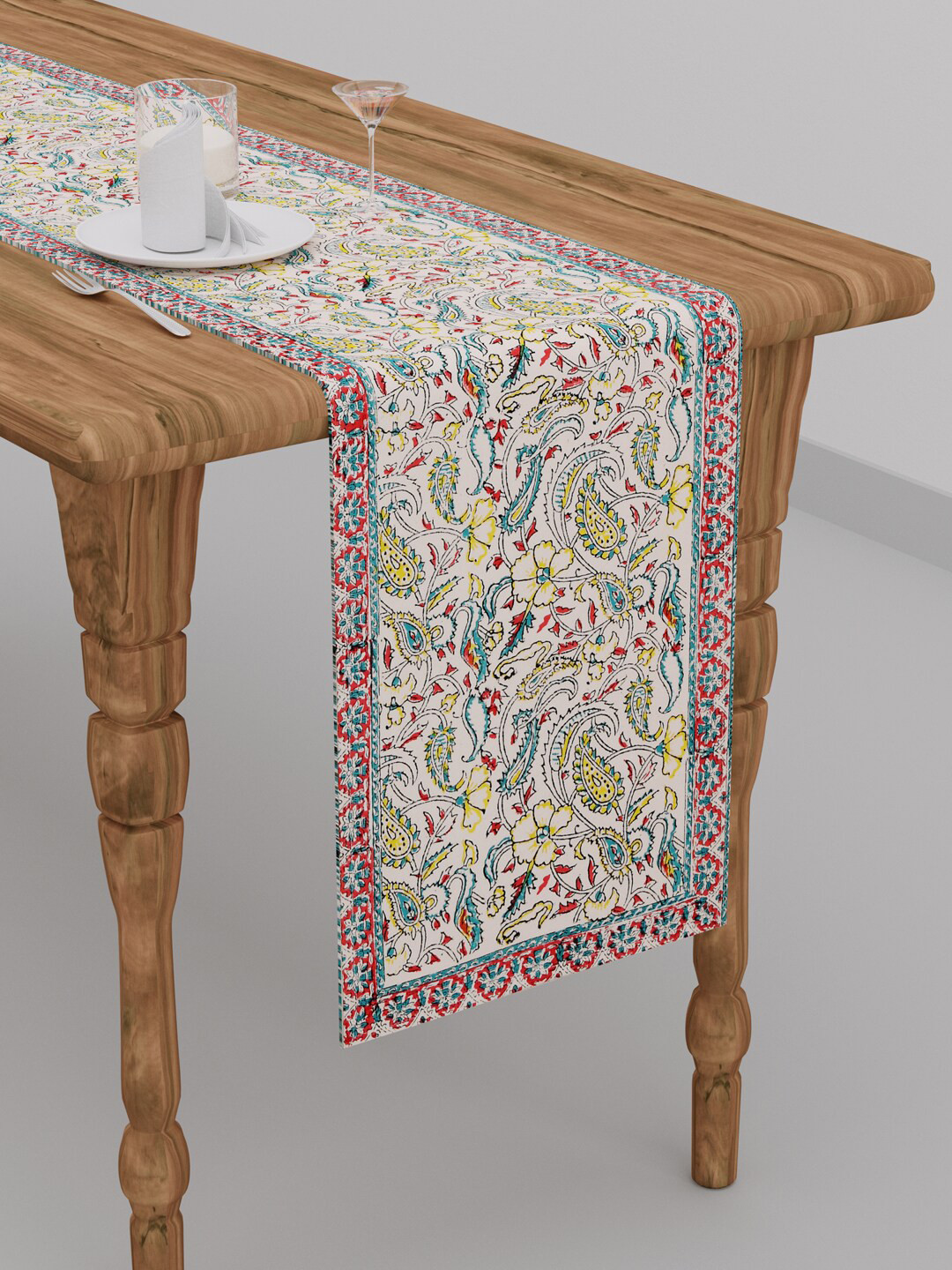 Clasiko Multi-Colored Ethnic Motif Printed Runners