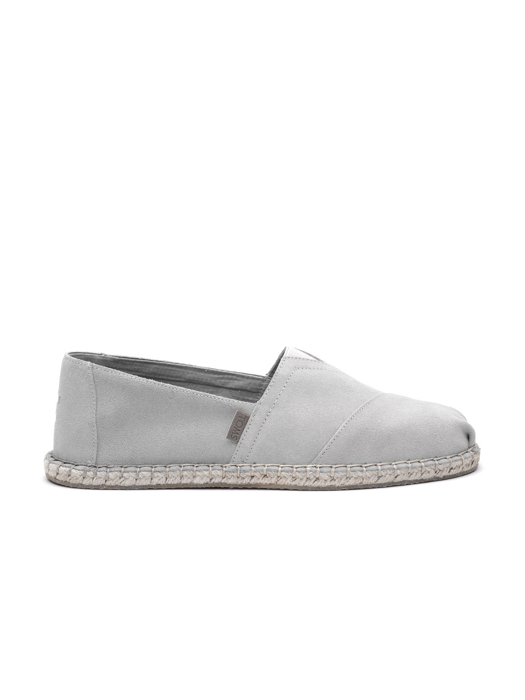 grey suede espadrilles