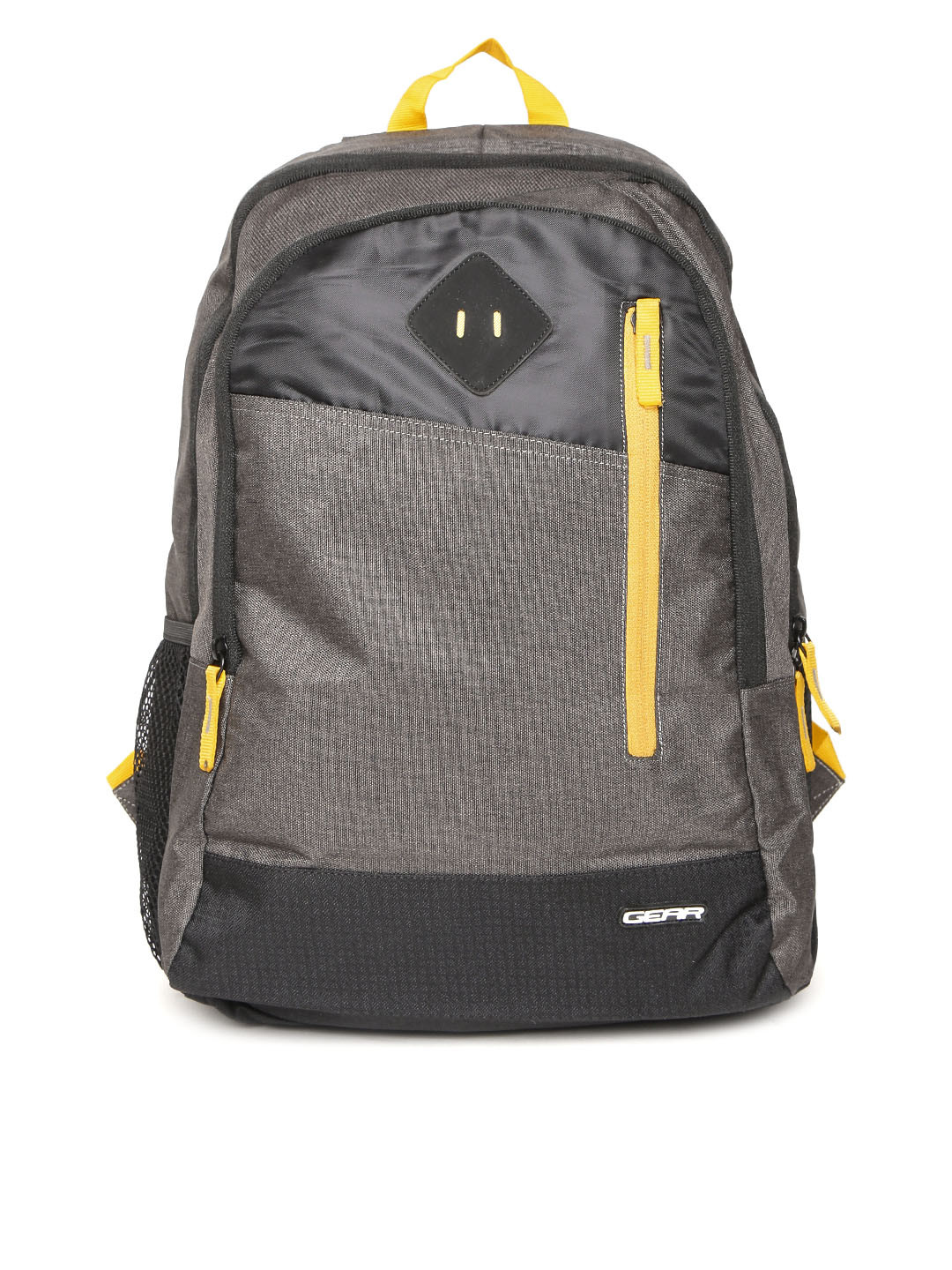 Gear Unisex Grey Solid Dual Backpack