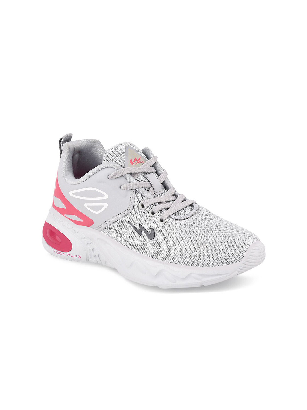 Campus Women CAMP-PUNK Grey Mesh Running Shoes