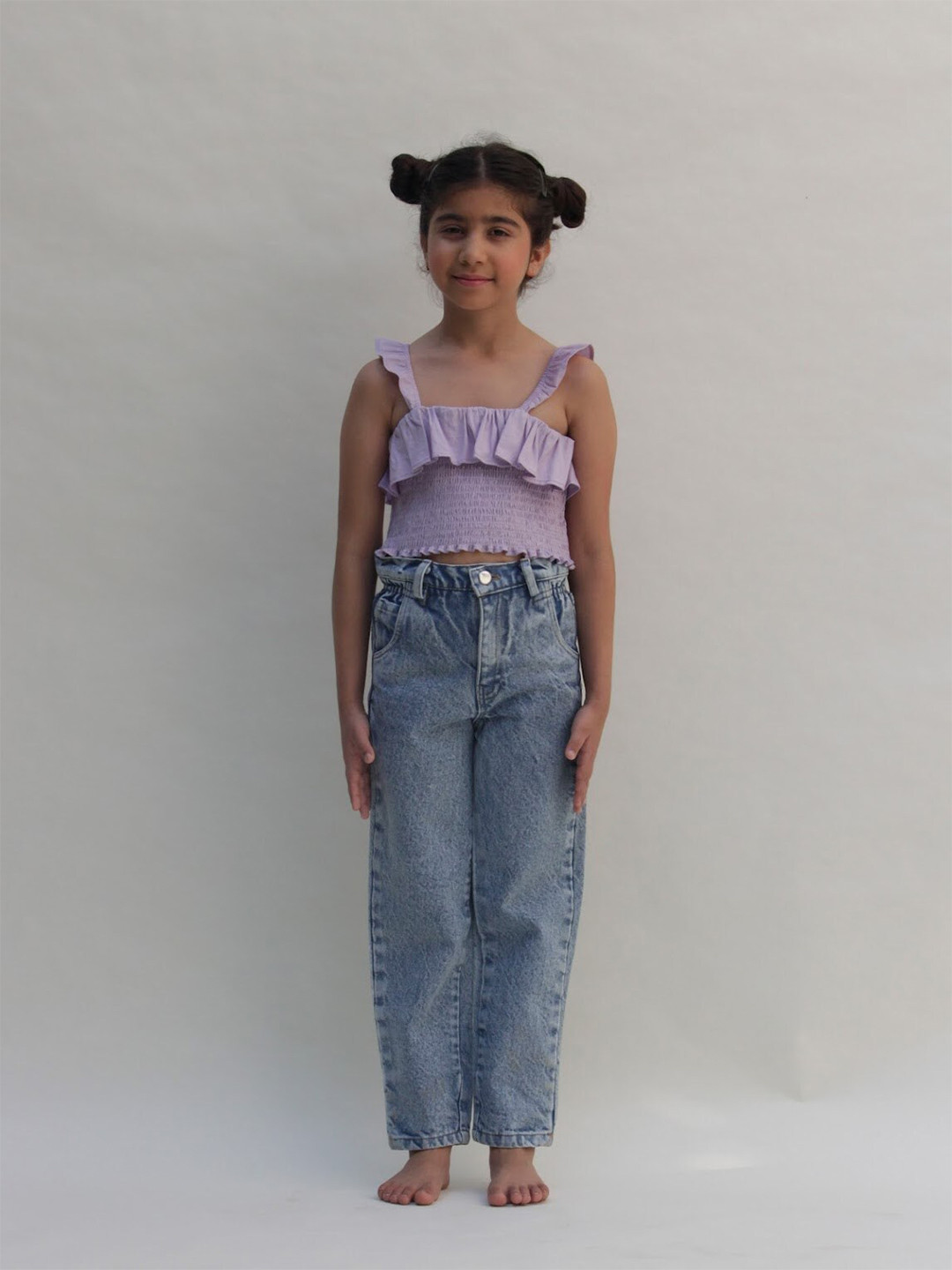 Jungleebilli Purple Striped Top