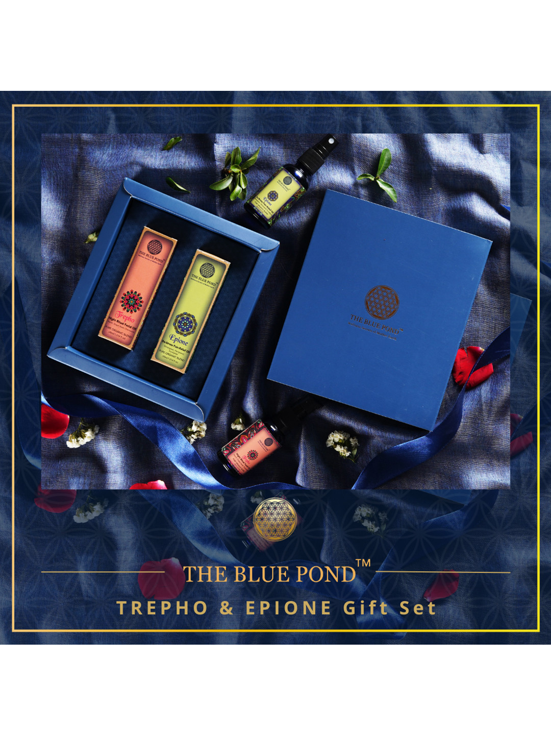 The Blue Pond Set of Trepho Night Ritual Serum & Epione Pain-Relief Oil-30 ml Each