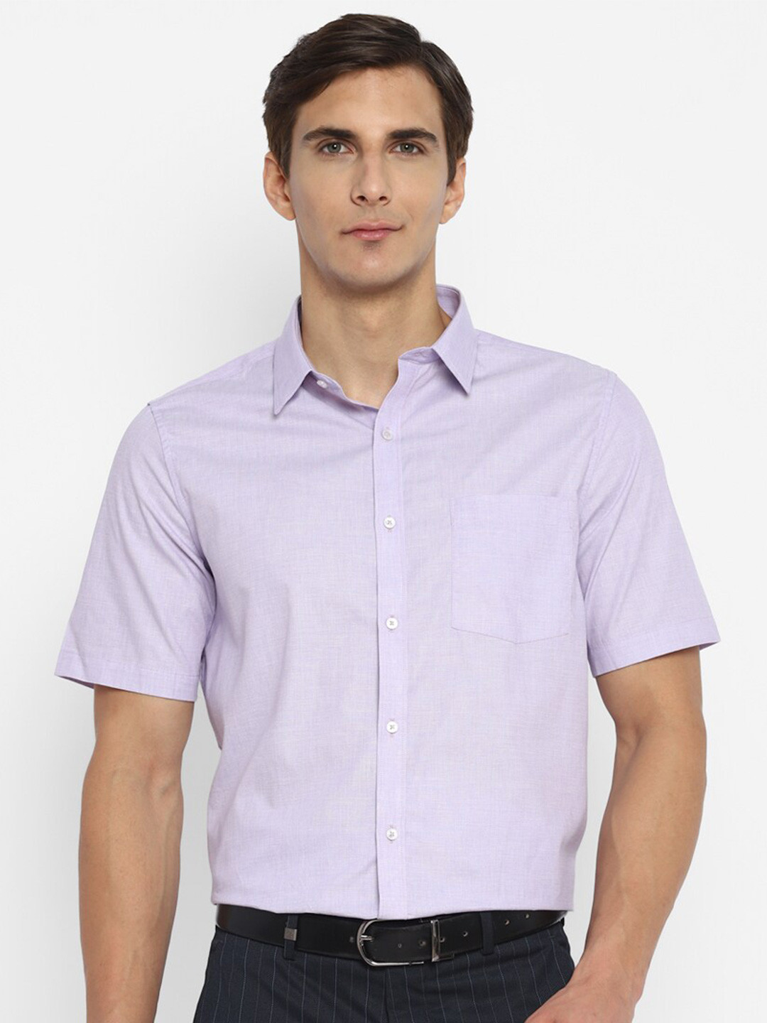 Turtle Men Purple Casual Shirt