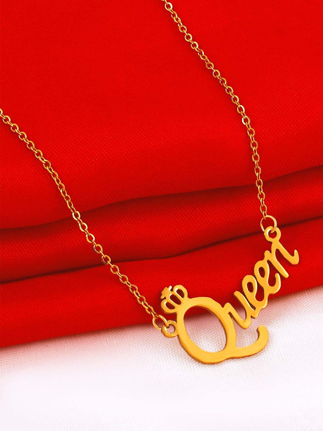 Fashion Frill Gold-Toned Gold-Plated Necklace