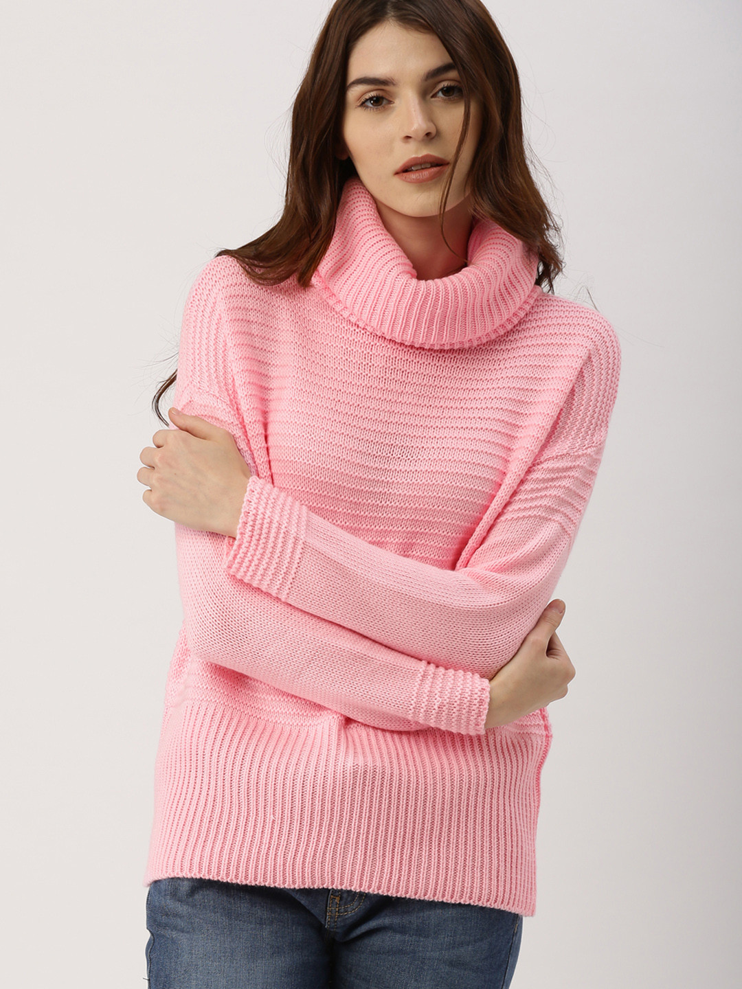 pink pullover sweaters