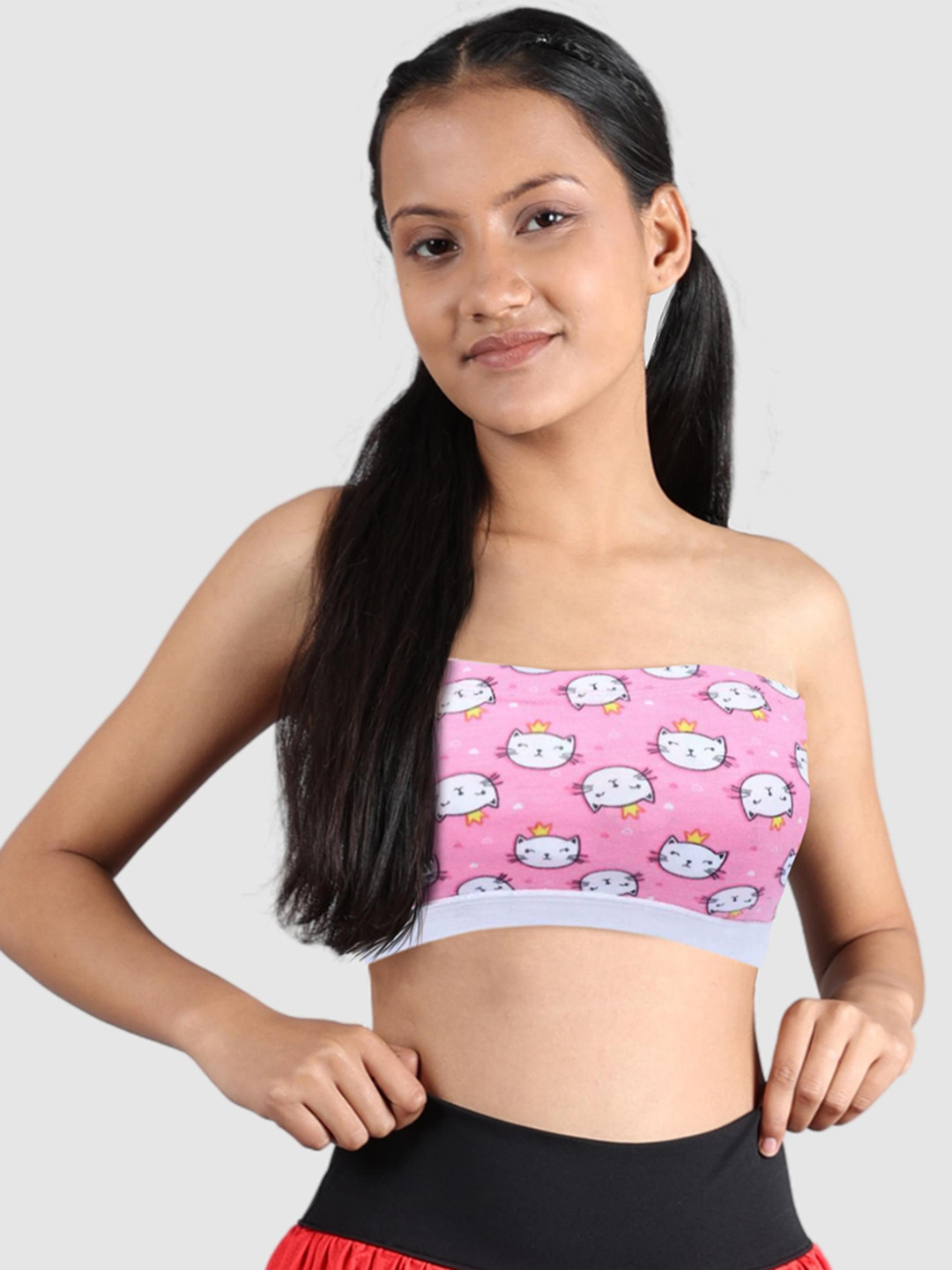 DChica Girls Pink Strapless Bra
