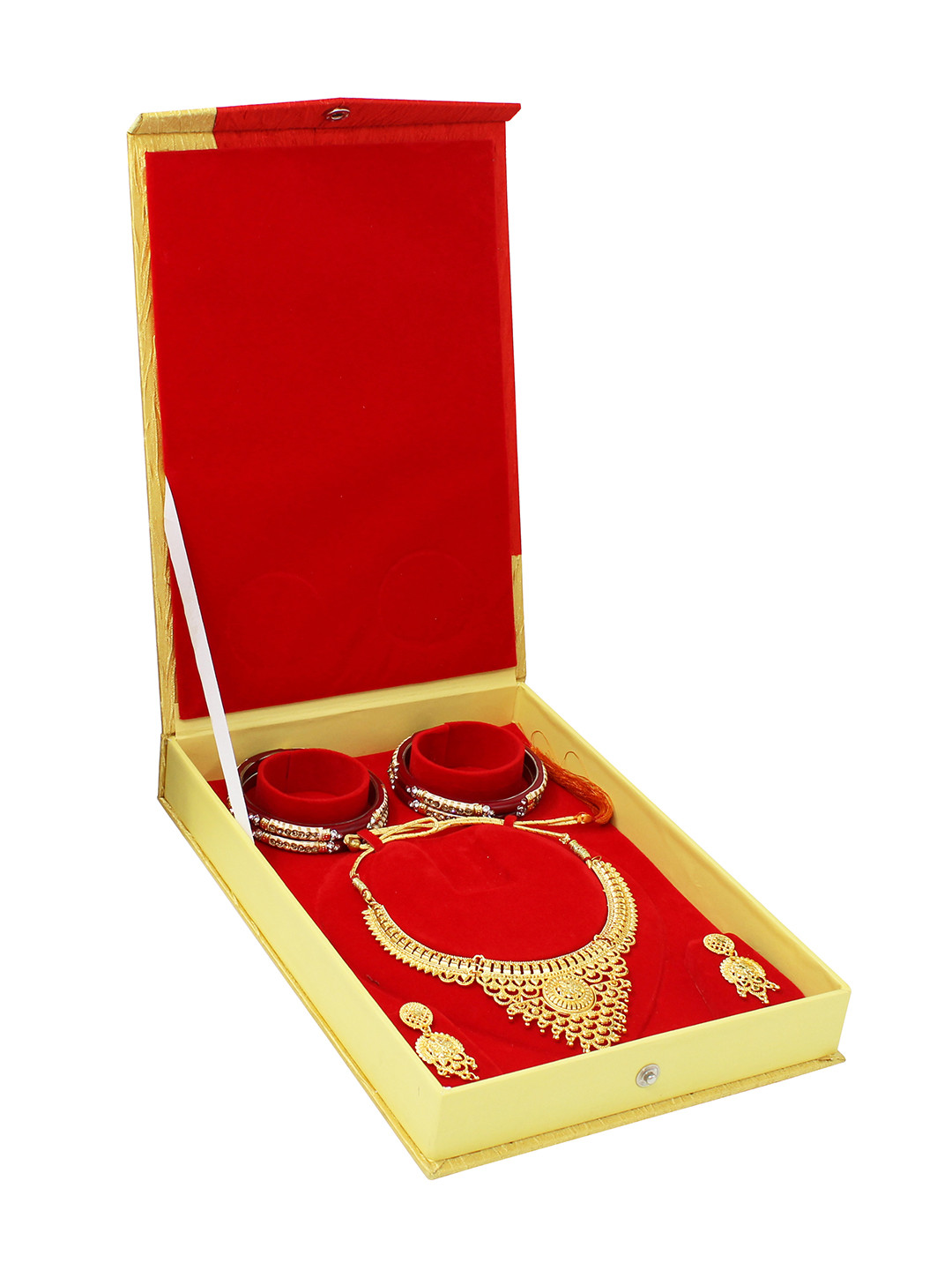 atorakushon Red Necklace Jewellery Storage Box