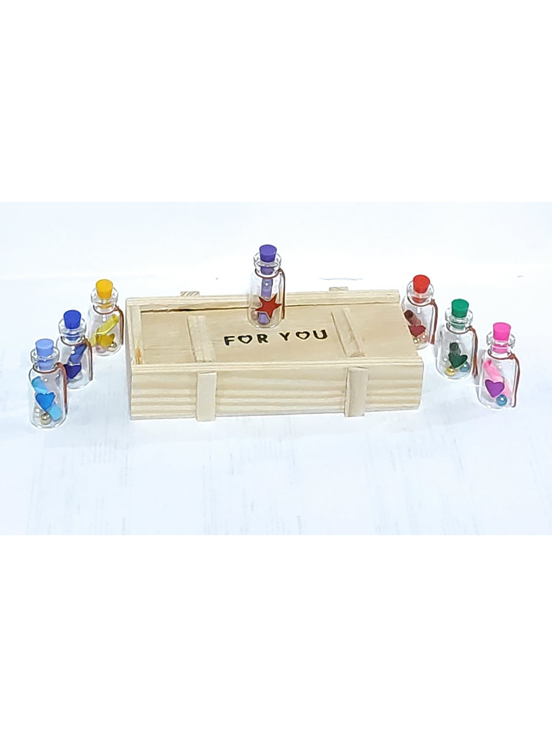 Buyist Off White Printed  For You Message Pills Gift Box