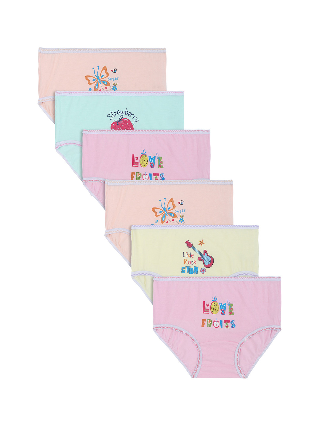 DYCA Girls Pack Of 6 Printed Assorted Cotton BriefsvendorArticleNumberDIA602-PK008_P6