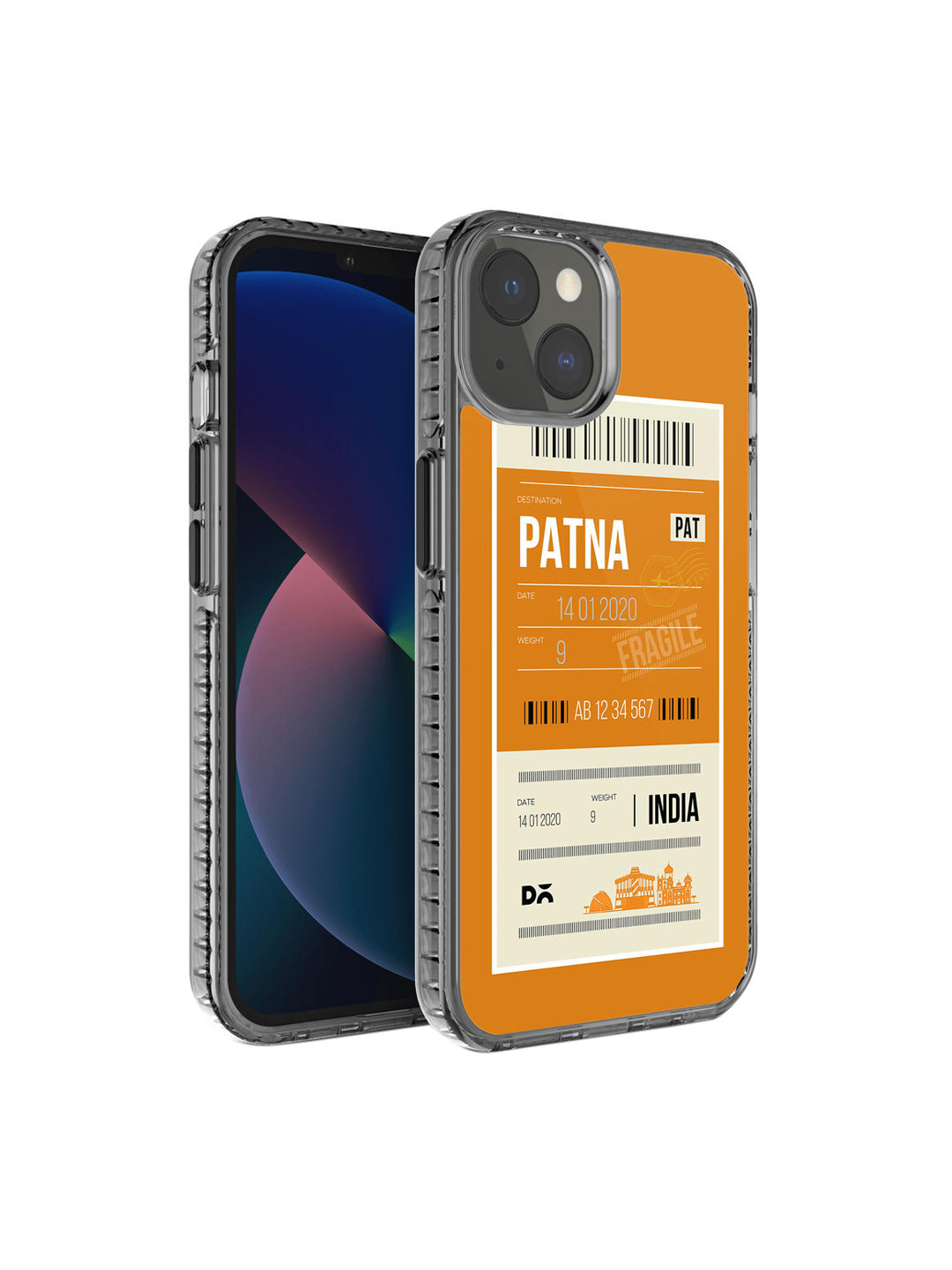 DailyObjects Yellow Printed IPhone 13 Back Case Mobile Accessories