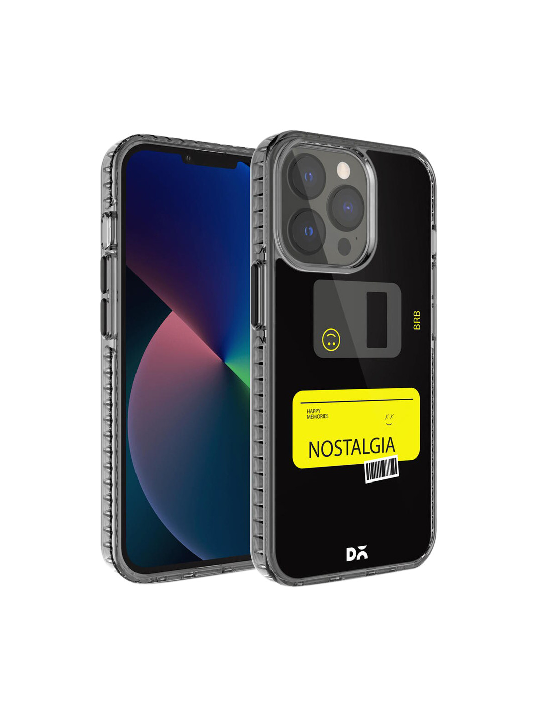 DailyObjects Black Nostalgia BRB Stride 2.0 iPhone 13 Pro Phone Case