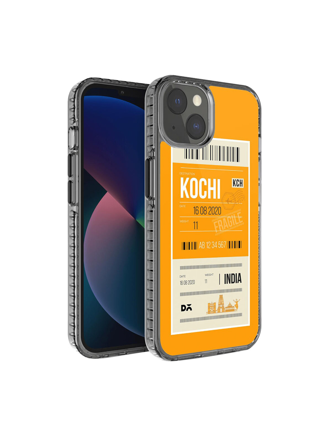 DailyObjects Yellow & White Kochi City iPhone 13 Back Case