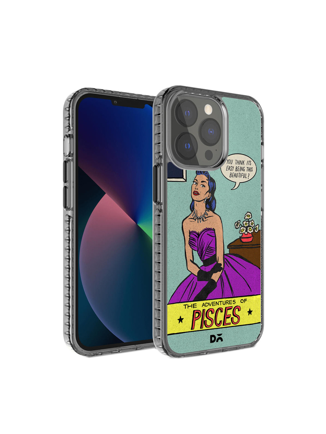 DailyObjects Multi-Colored Printed IPhone 13 Pro Back Case Mobile Accessories