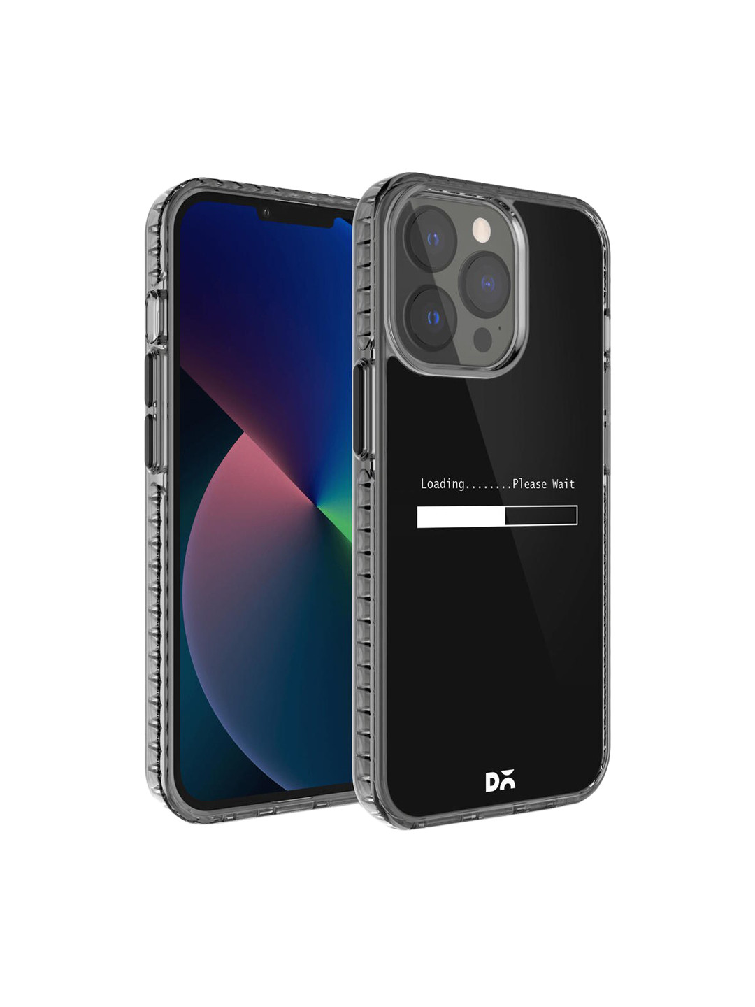 DailyObjects Black & White Loading Dialog iPhone 13 Pro Back Case