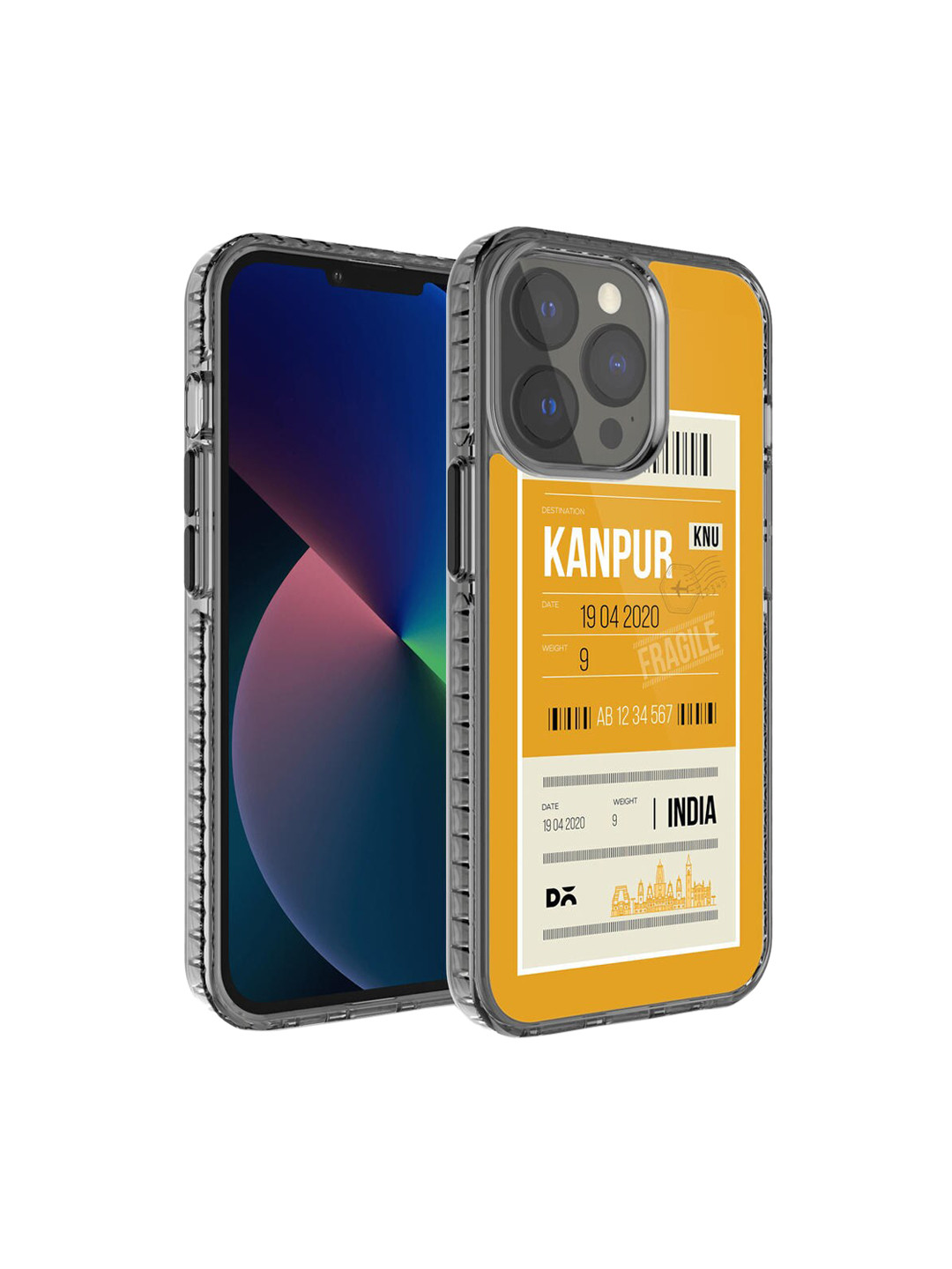 DailyObjects Yellow & White Printed Kanpur City Tag iPhone 13 Pro Phone Case