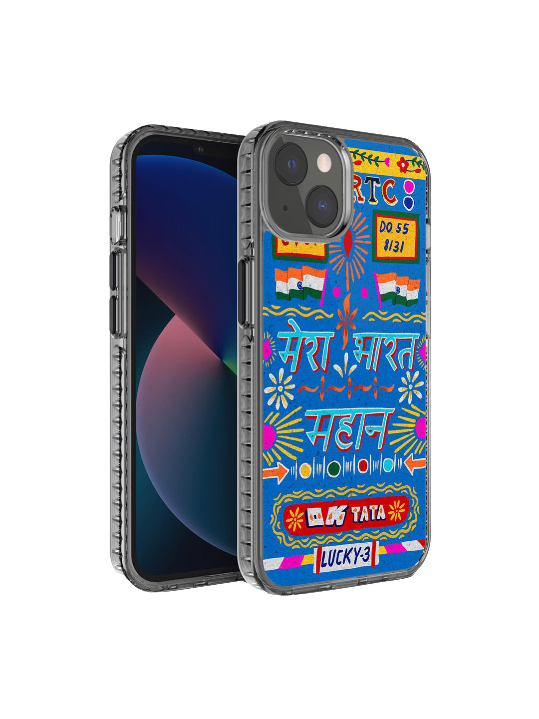 DailyObjects Multicolored Printed iPhone 13 Back Case Mobile Accessories