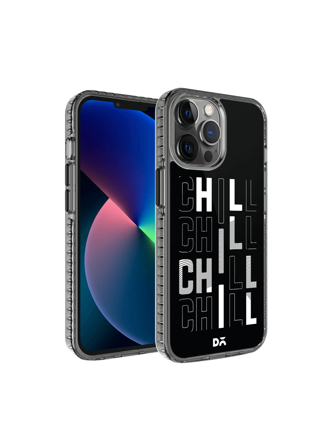 DailyObjects Black & White Lets Chill iPhone 12 Pro Max Back Case