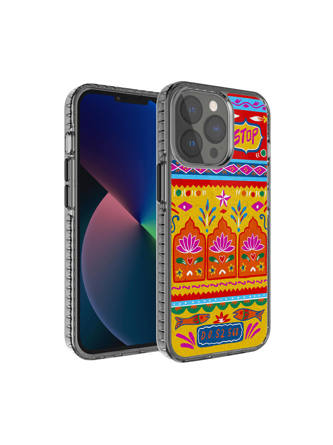 DailyObjects Adults Multicolor Stride Rangeen Artist Truck back iPhone 13 Pro Phone Case