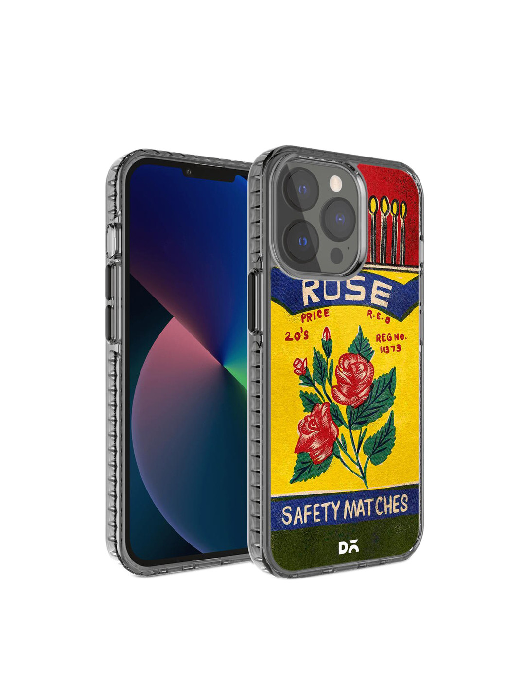 DailyObjects Adults Multicolor Rose Matchbox Stride iPhone 13 Pro Max Back Case
