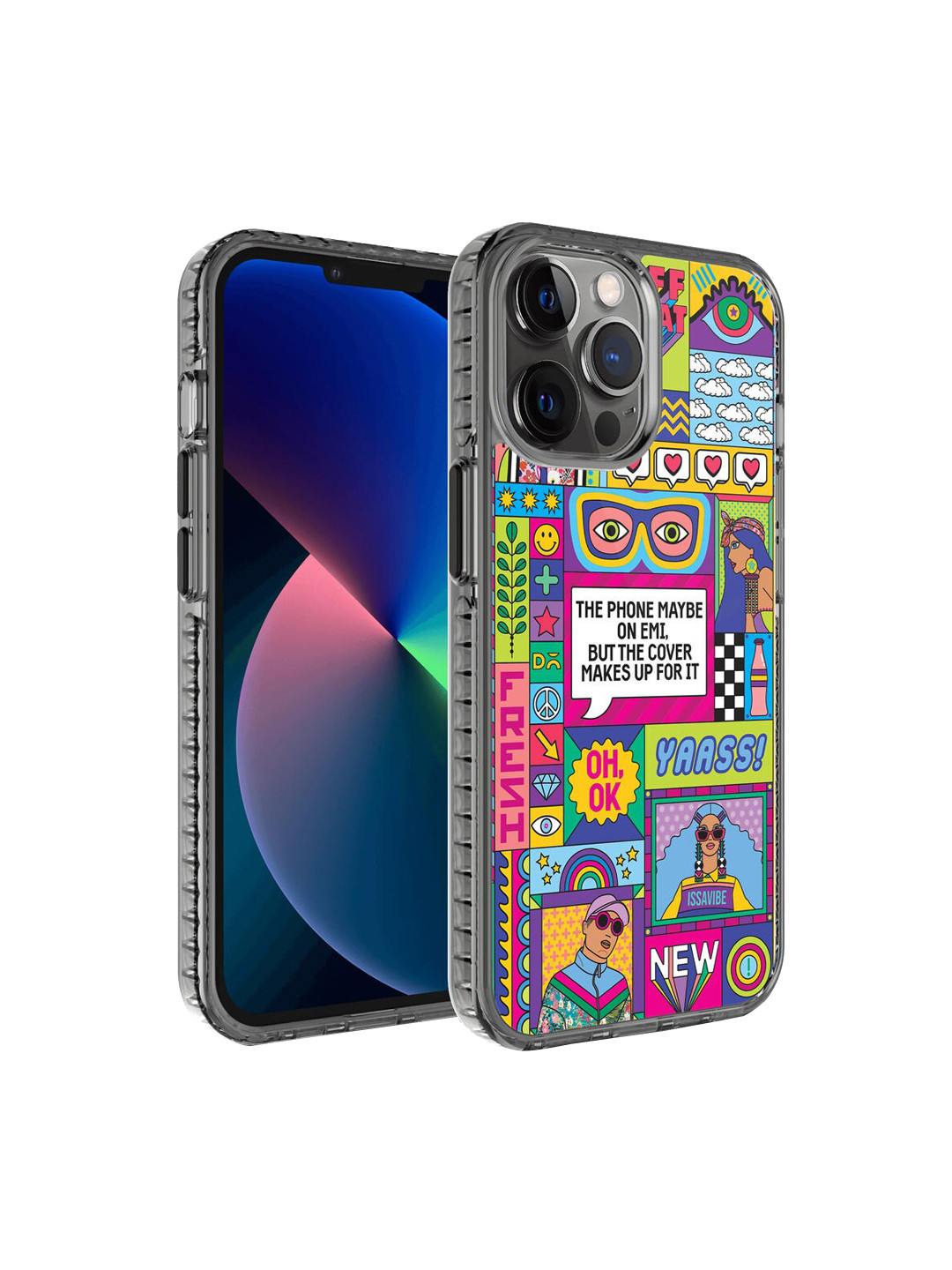 DailyObjects Pink & Green Printed Phone on EMI iPhone 12 Pro Max Phone Case