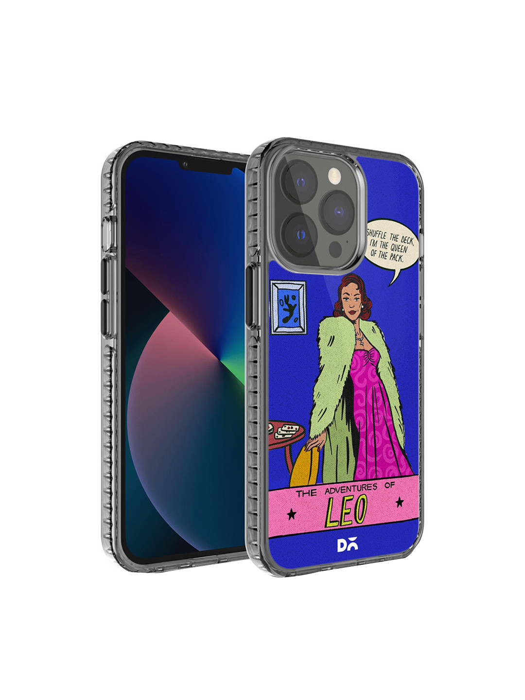 DailyObjects Blue Leo Stride 2.0 Printed iPhone 13 Pro Phone Case