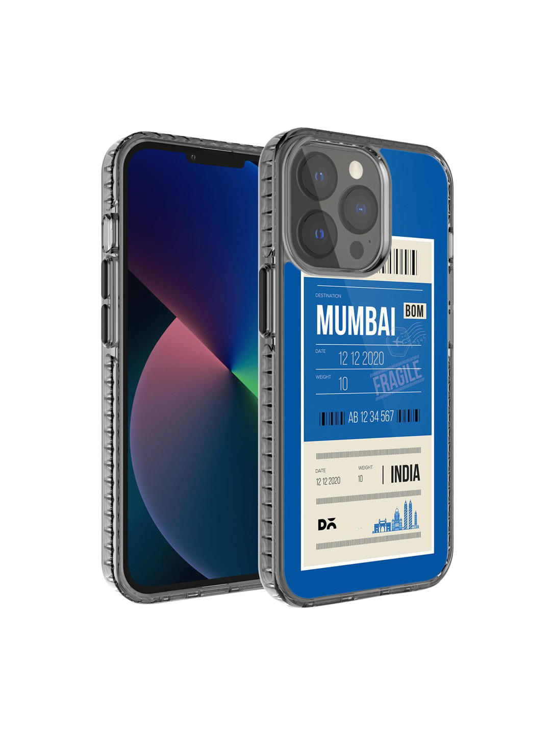 DailyObjects Blue & White Stride Mumbai City Tag Stride Printed iPhone 13 Pro Phone Case