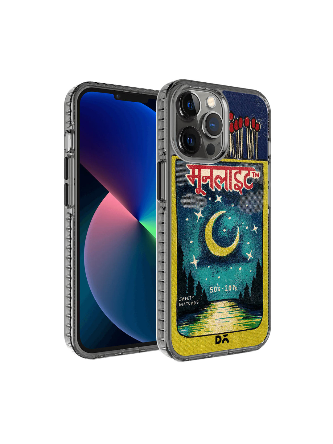 DailyObjects Teal Blue Printed Moonlight Matchbox Stride 2.0 iPhone 12 Pro Max Phone Case