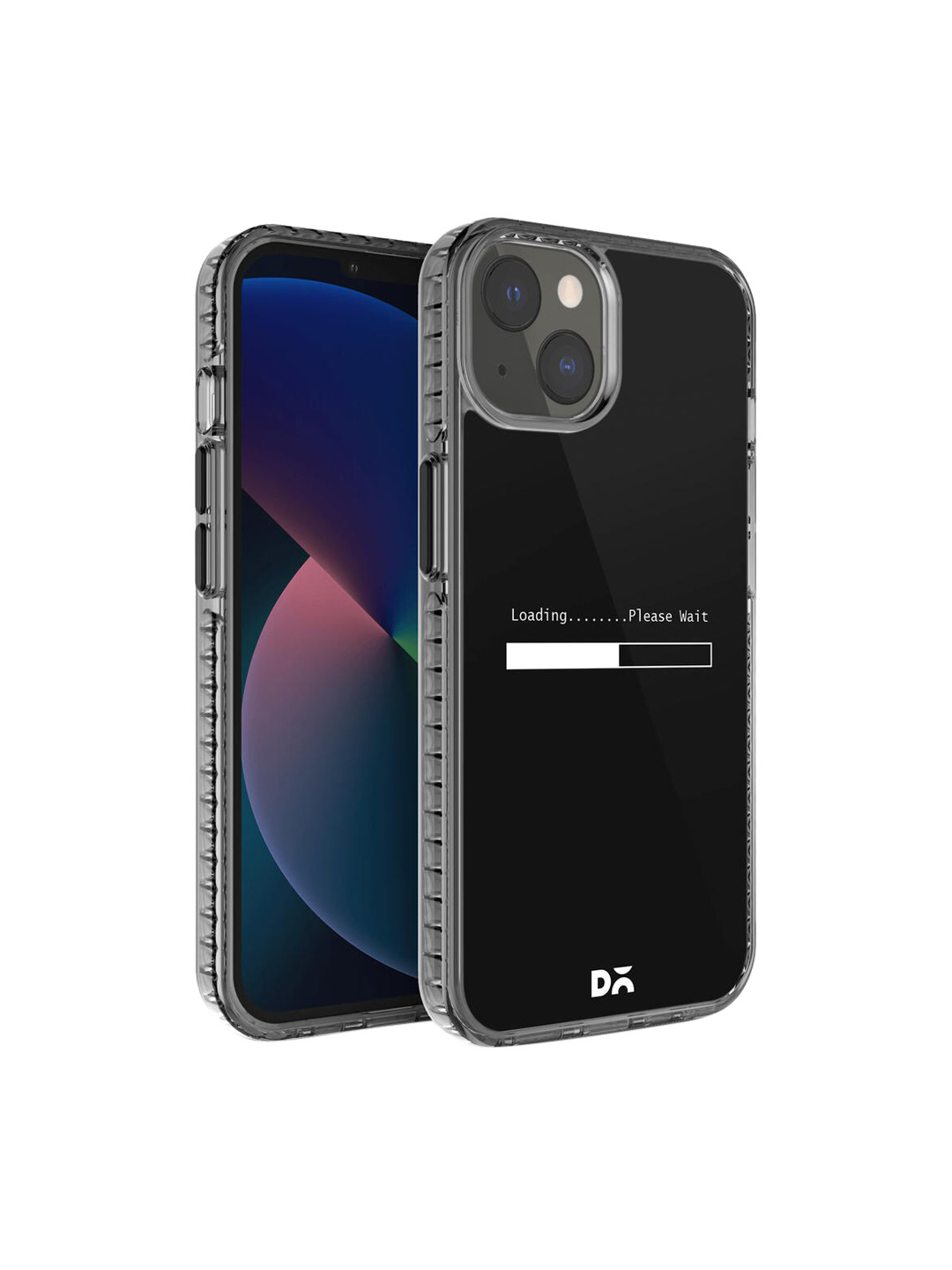 DailyObjects Black & White Loading Dialog Stride 2.0 iPhone 13 Phone Case