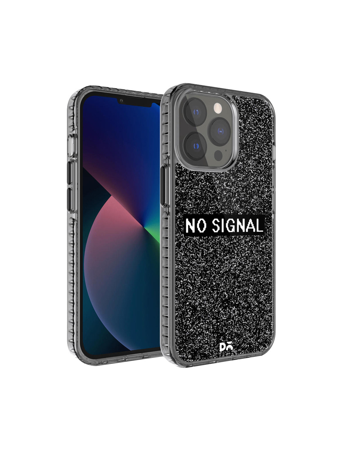 DailyObjects Black No Signal  Printed iPhone 13 Pro Back Case