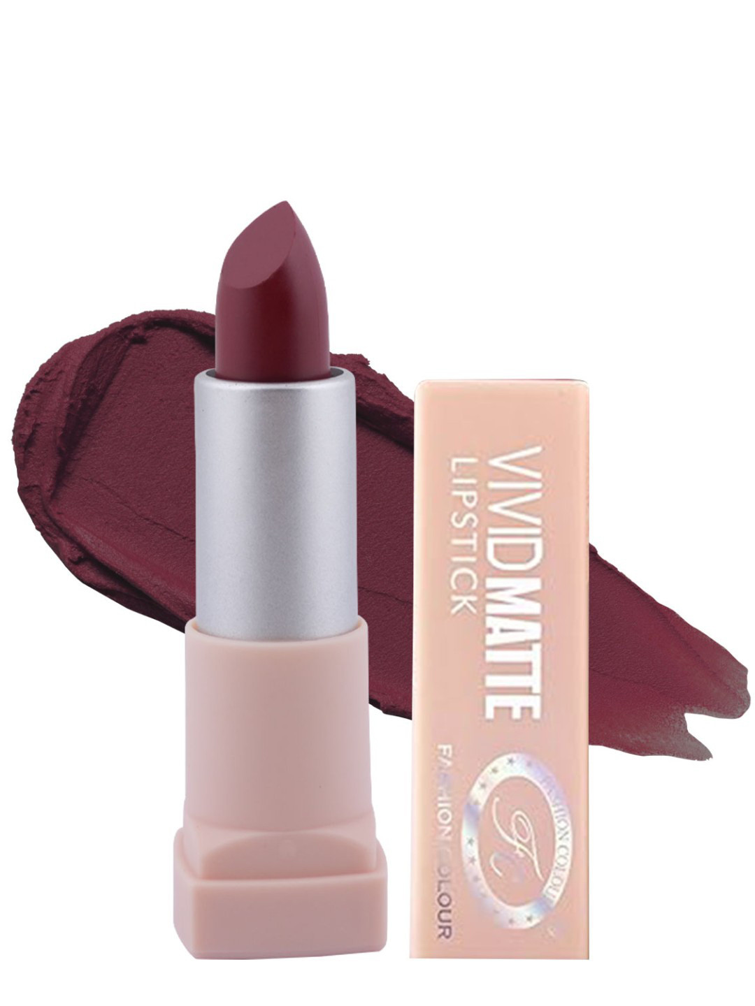 Fashion Colour Women Brown Vivid Matte Velvet Texture Lipstick - Red Iron 18