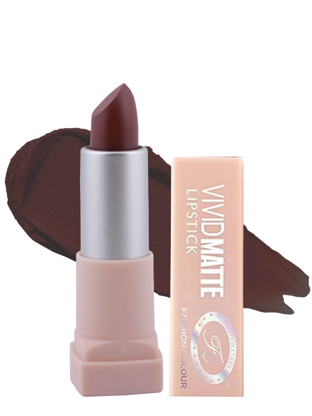 Fashion Colour Women Vivid Matte Lipstick 3.8 g - Coffee 16