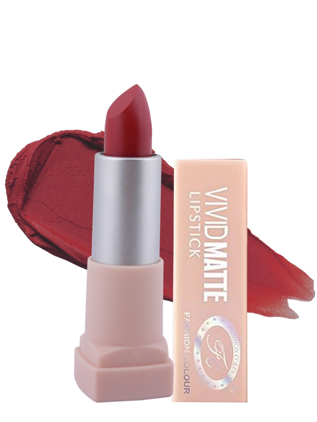 Fashion Colour  Vivid Matte Lipstick, 8 Deep Red 3.8gm