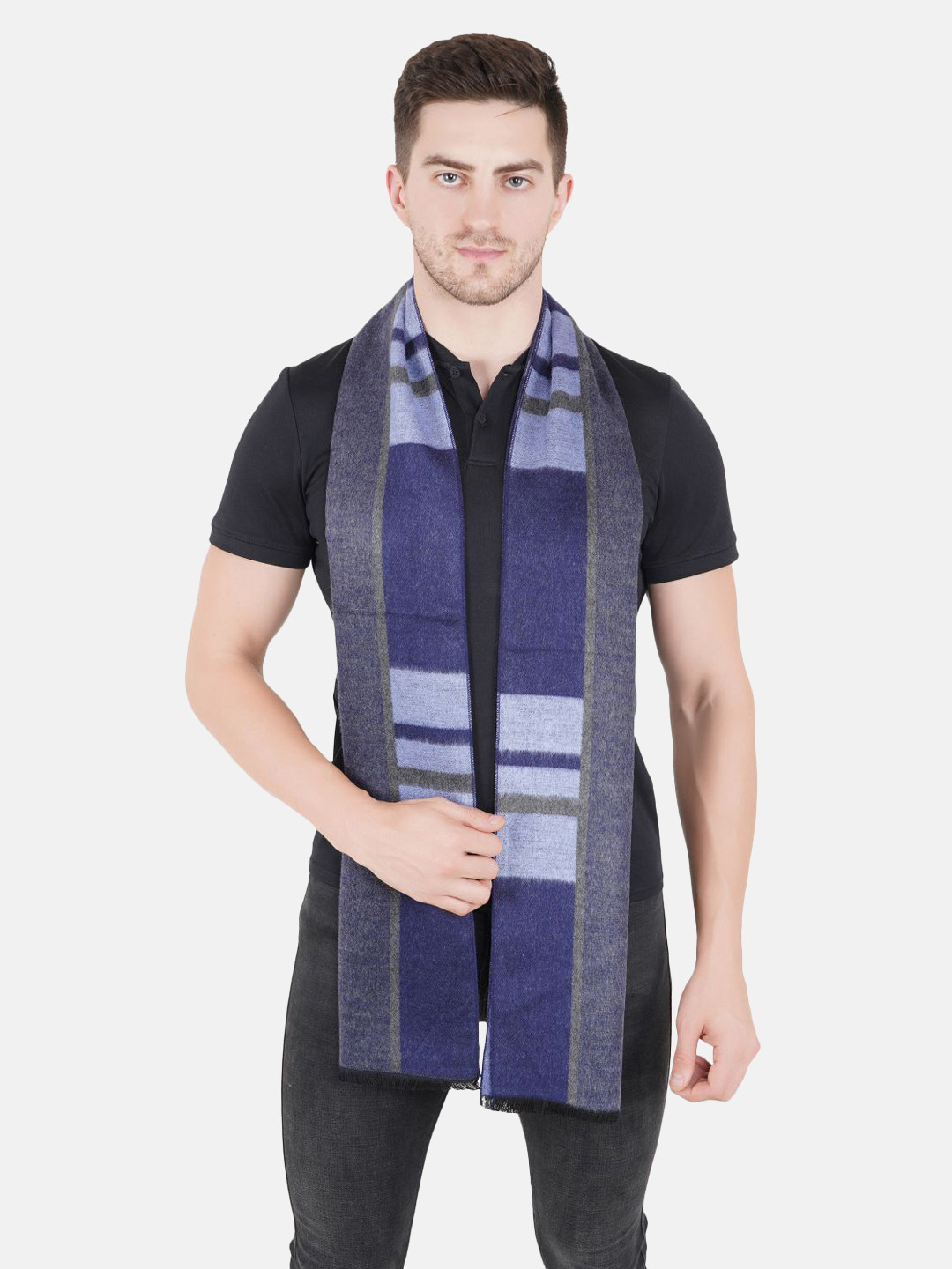 MUFFLY Blue Printed Reversible Mufflers