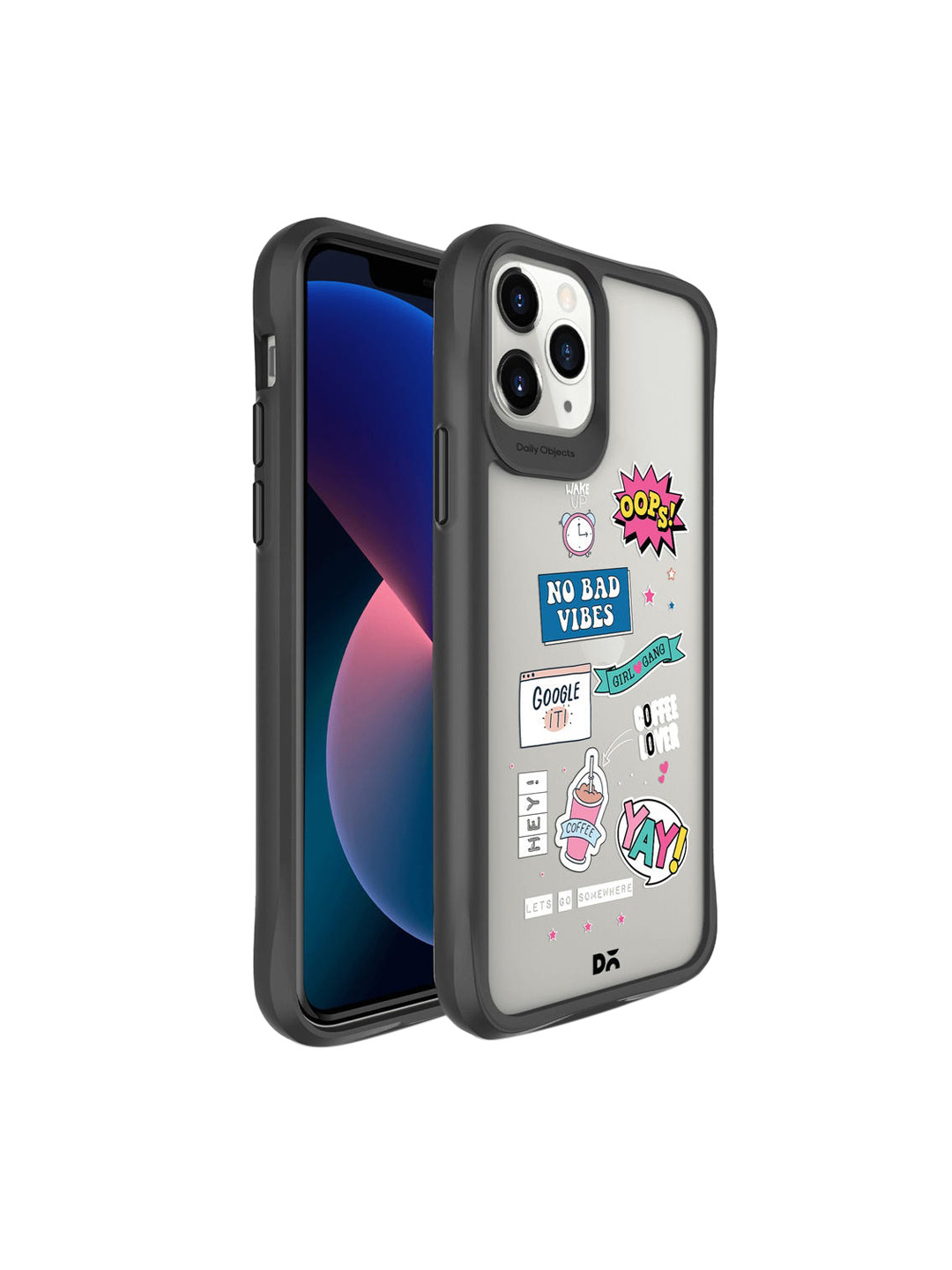 Buy DailyObjects Adults Multicolor Printed Hybrid Clear Case Cover